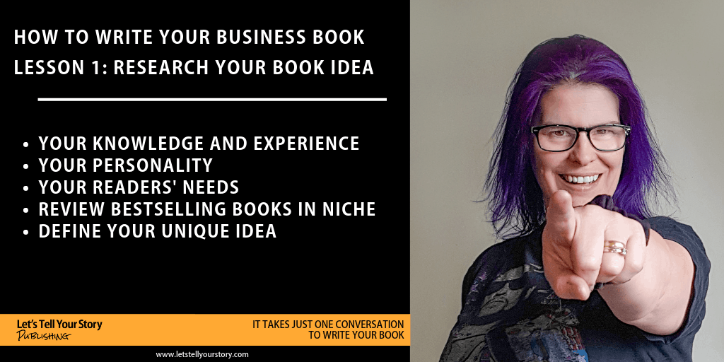 Lesson 1: Research your book idea