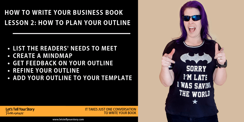 Lesson 2: How to plan your book outline