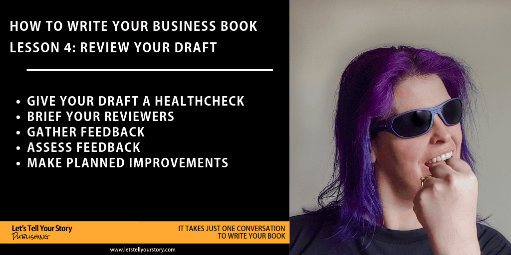 Lesson 4: how to review and edit your nonfiction book