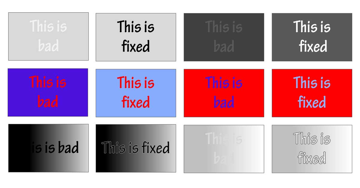 Colour-contrast