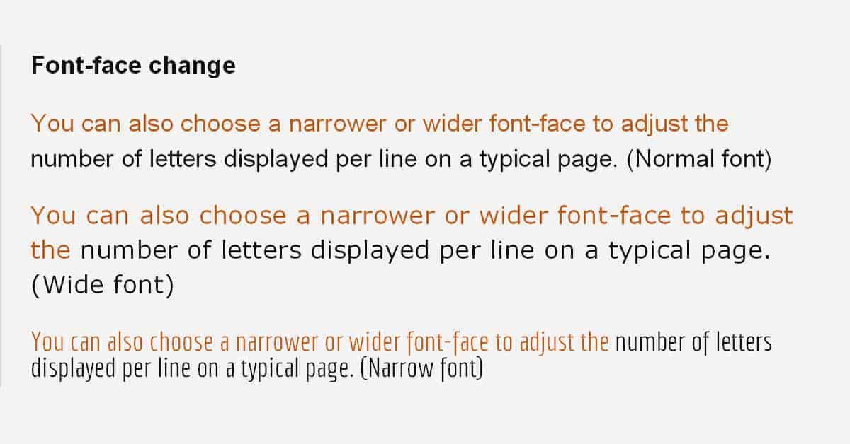 font-face-change