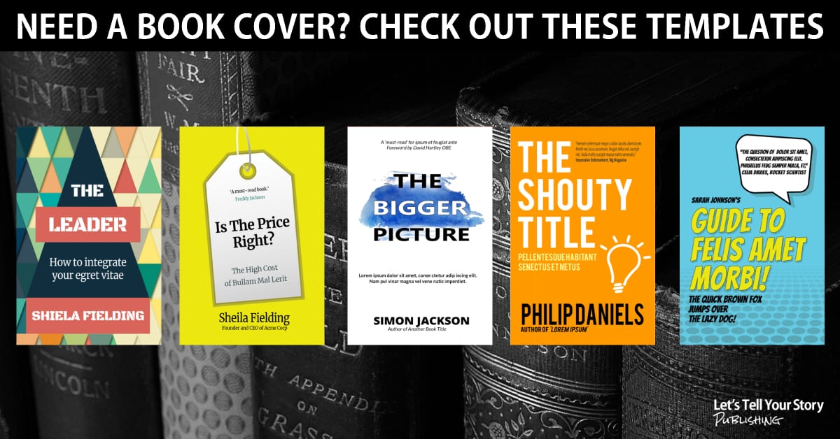 Text-based business book covers
